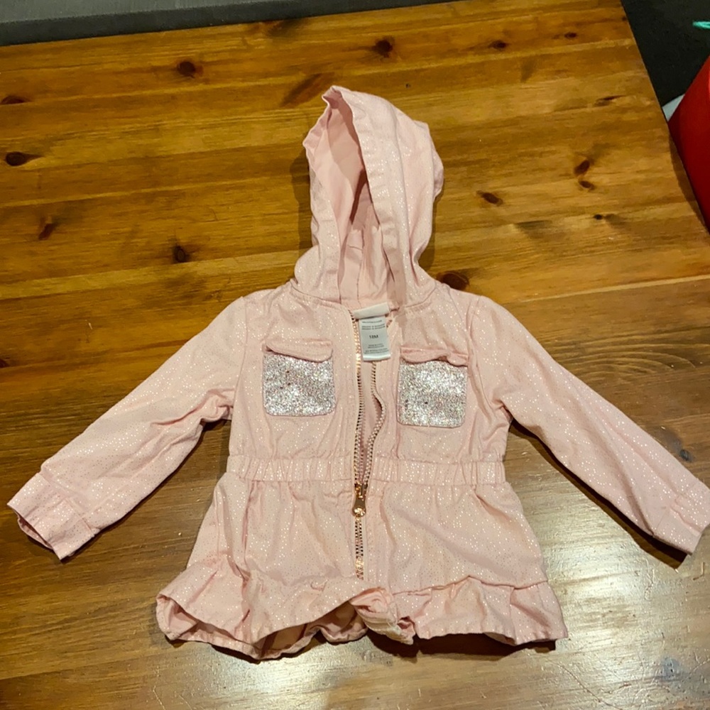 Pink Glitter Toddler Jacket